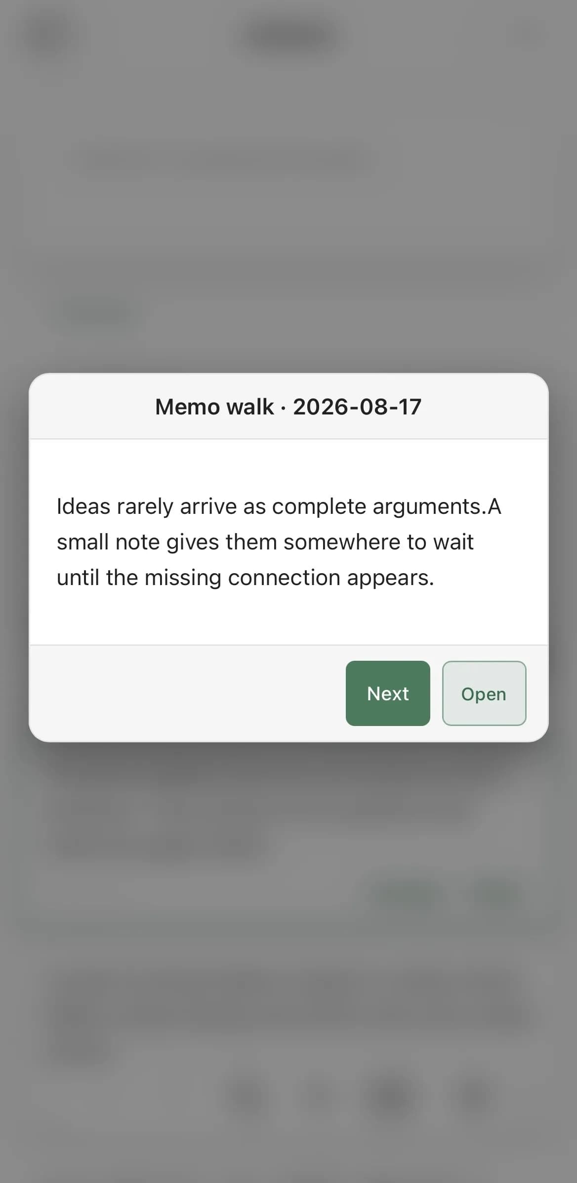 Jotback screenshot