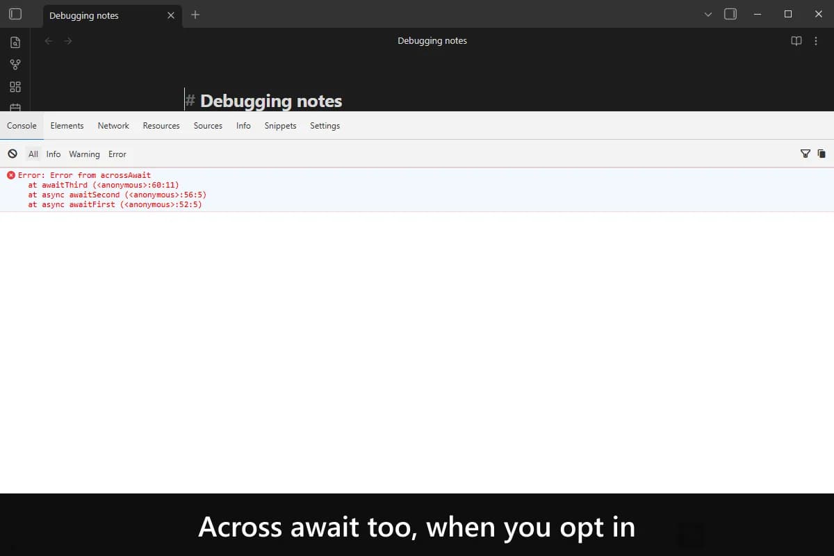 Advanced Debug Mode screenshot