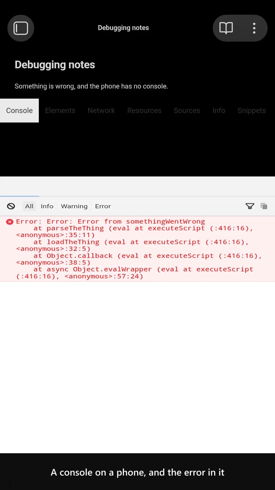 Advanced Debug Mode screenshot