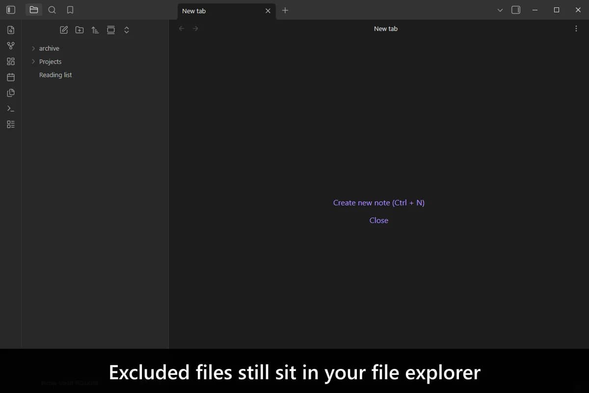 Advanced Exclude screenshot