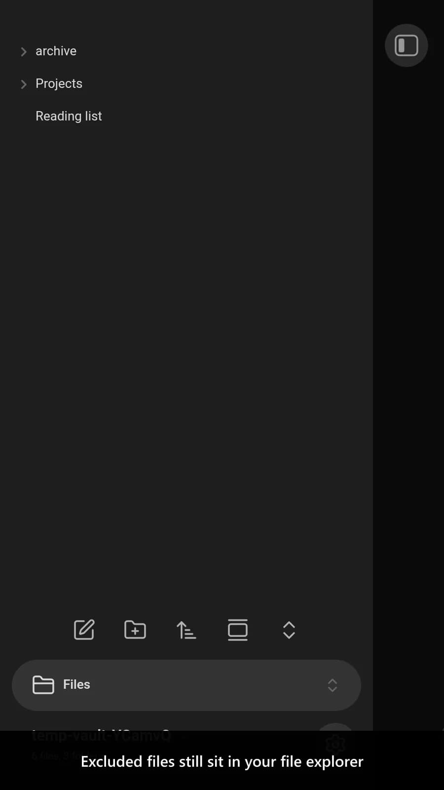 Advanced Exclude screenshot