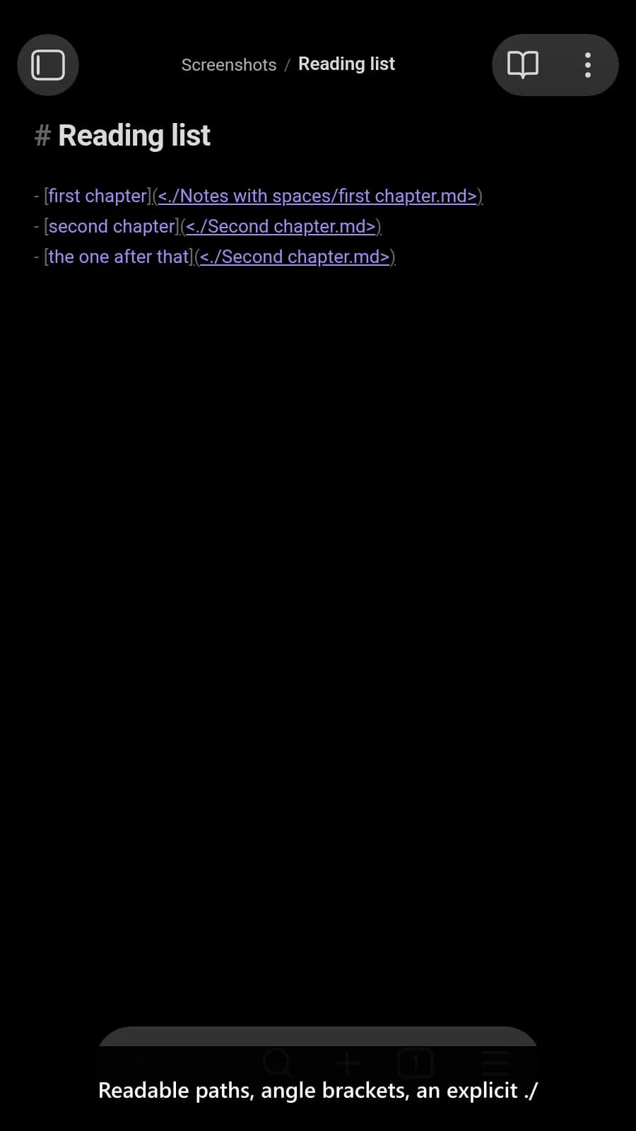 Better Markdown Links screenshot
