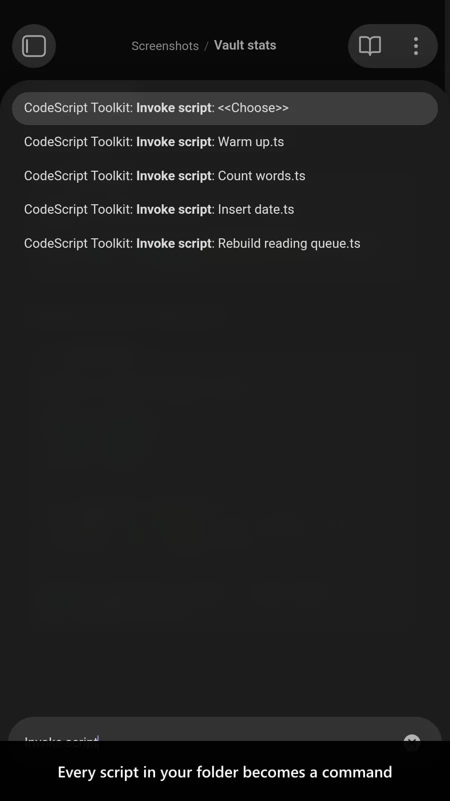 CodeScript Toolkit screenshot