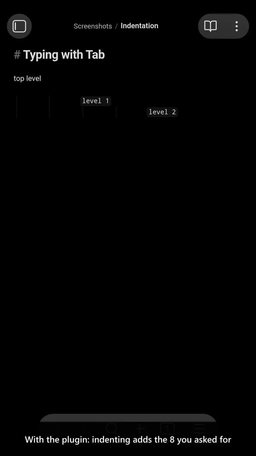 Fix Tab Size screenshot