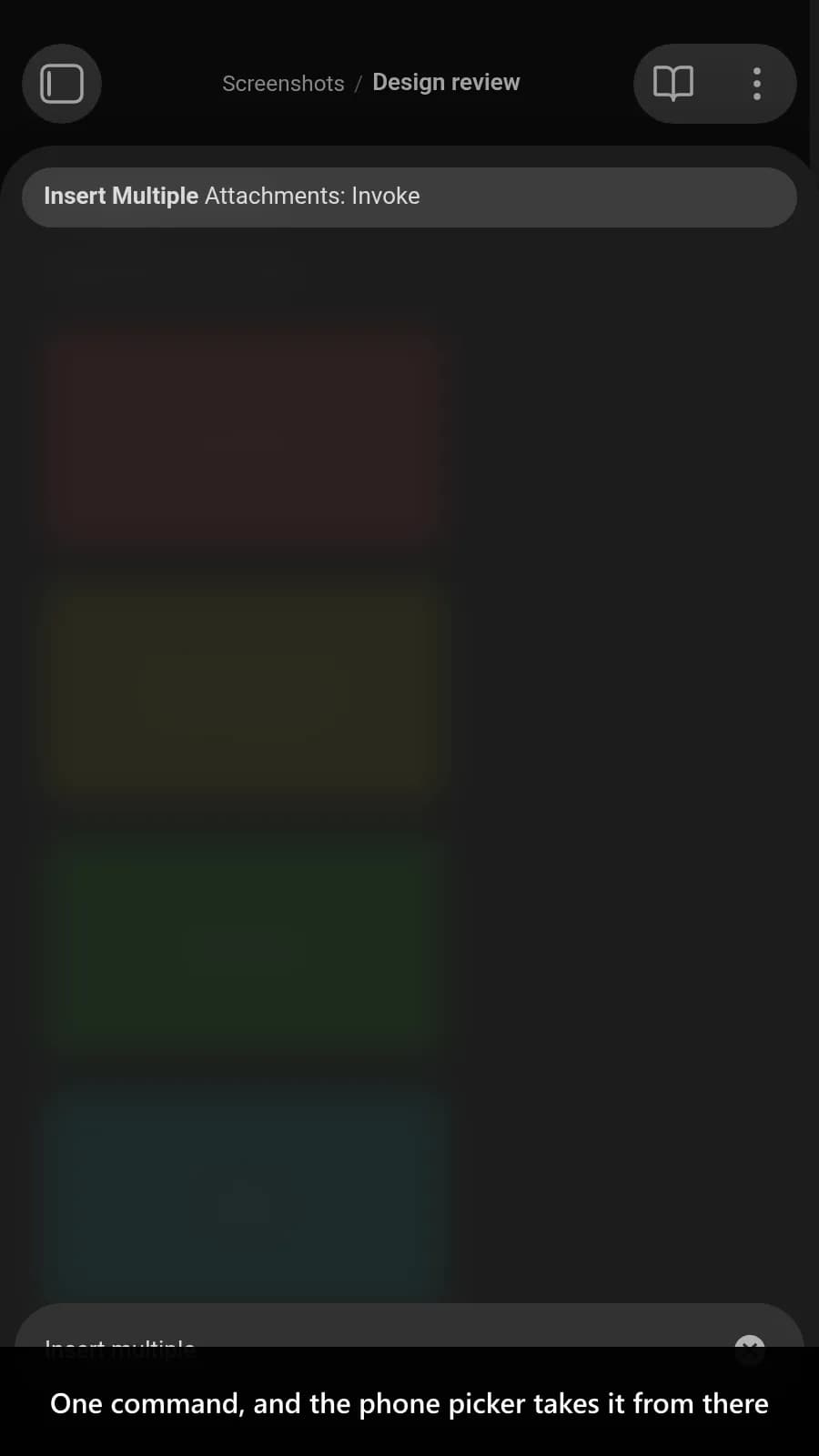 Insert Multiple Attachments screenshot