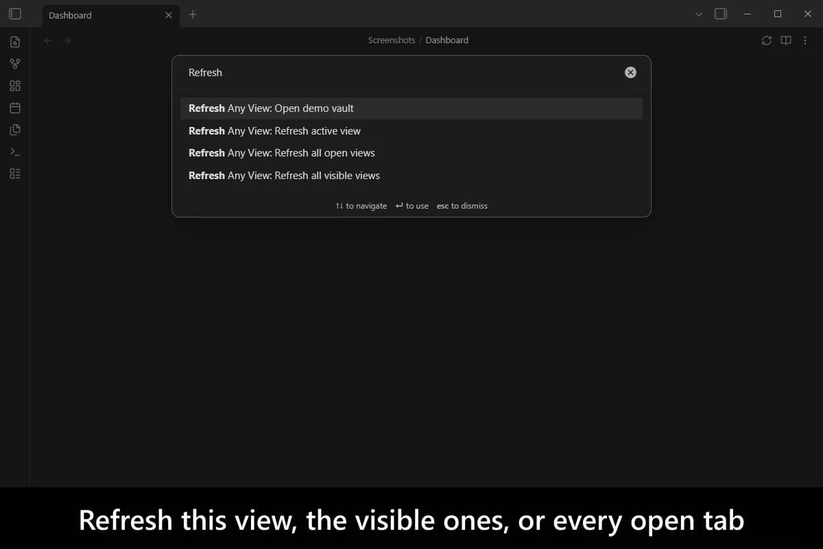 Refresh Any View screenshot