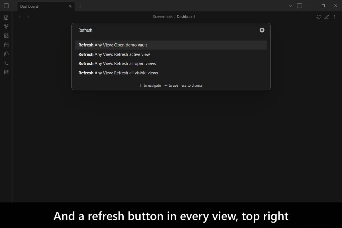 Refresh Any View screenshot