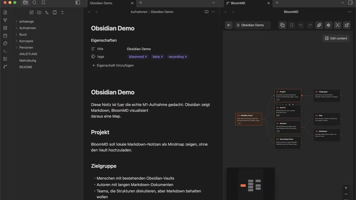BloomMD screenshot