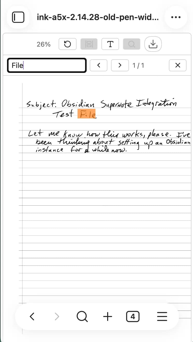 Supernote (Unofficial) screenshot