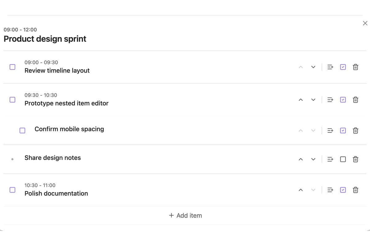 Day Planner Enhanced screenshot