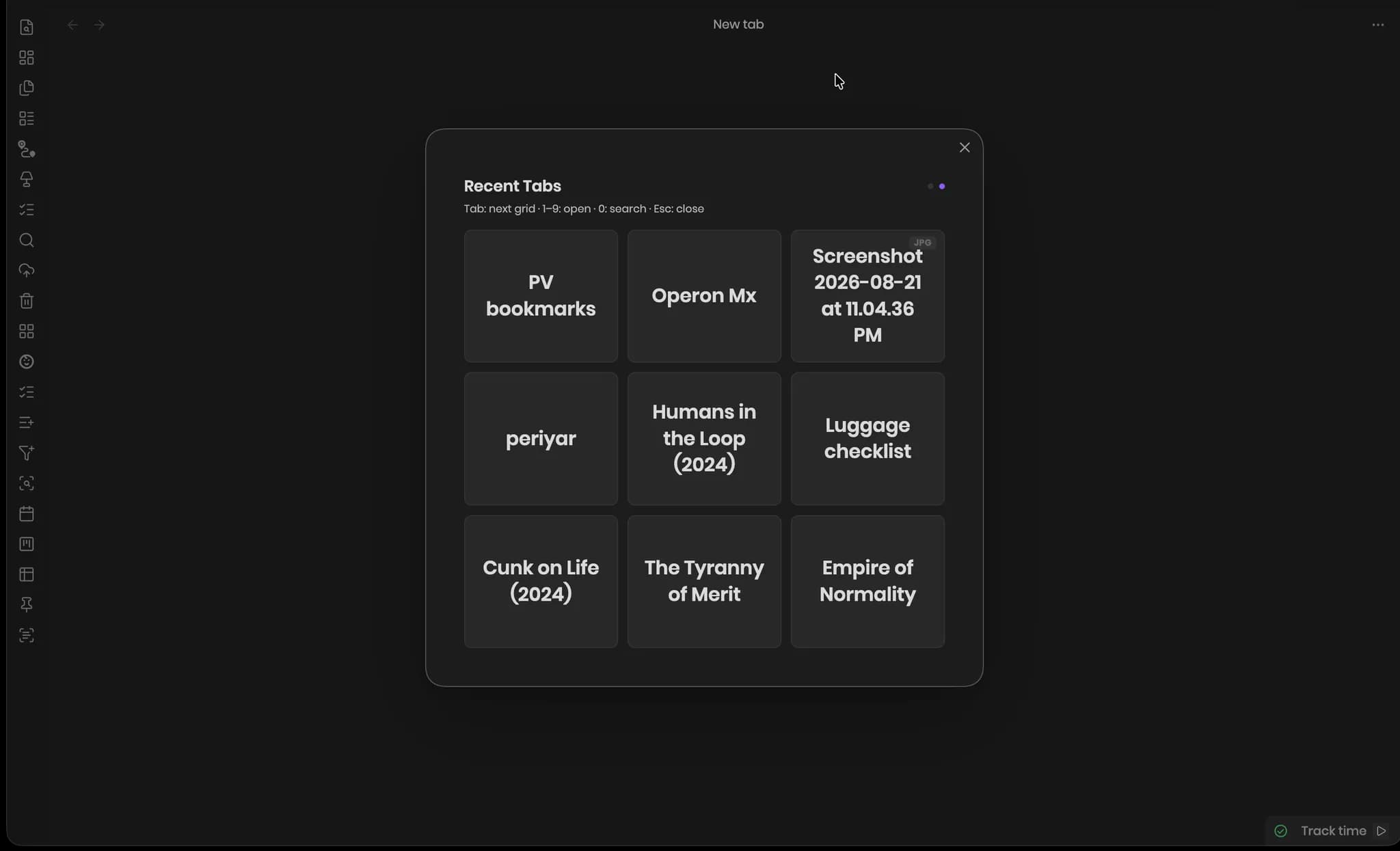 Grid Tab Switcher screenshot