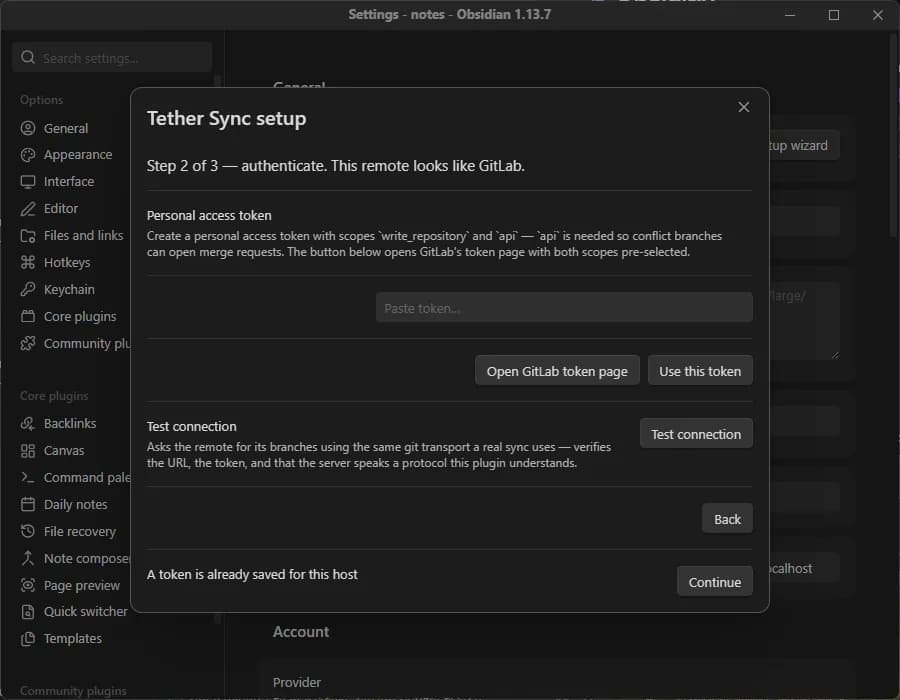 Halyard Sync screenshot