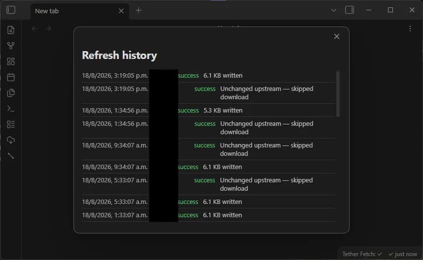 Halyard Fetch screenshot
