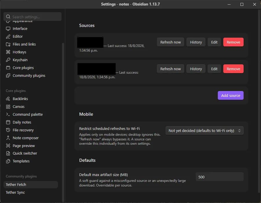 Halyard Fetch screenshot