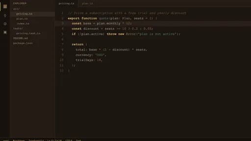 ReadyStack Warm Dark screenshot