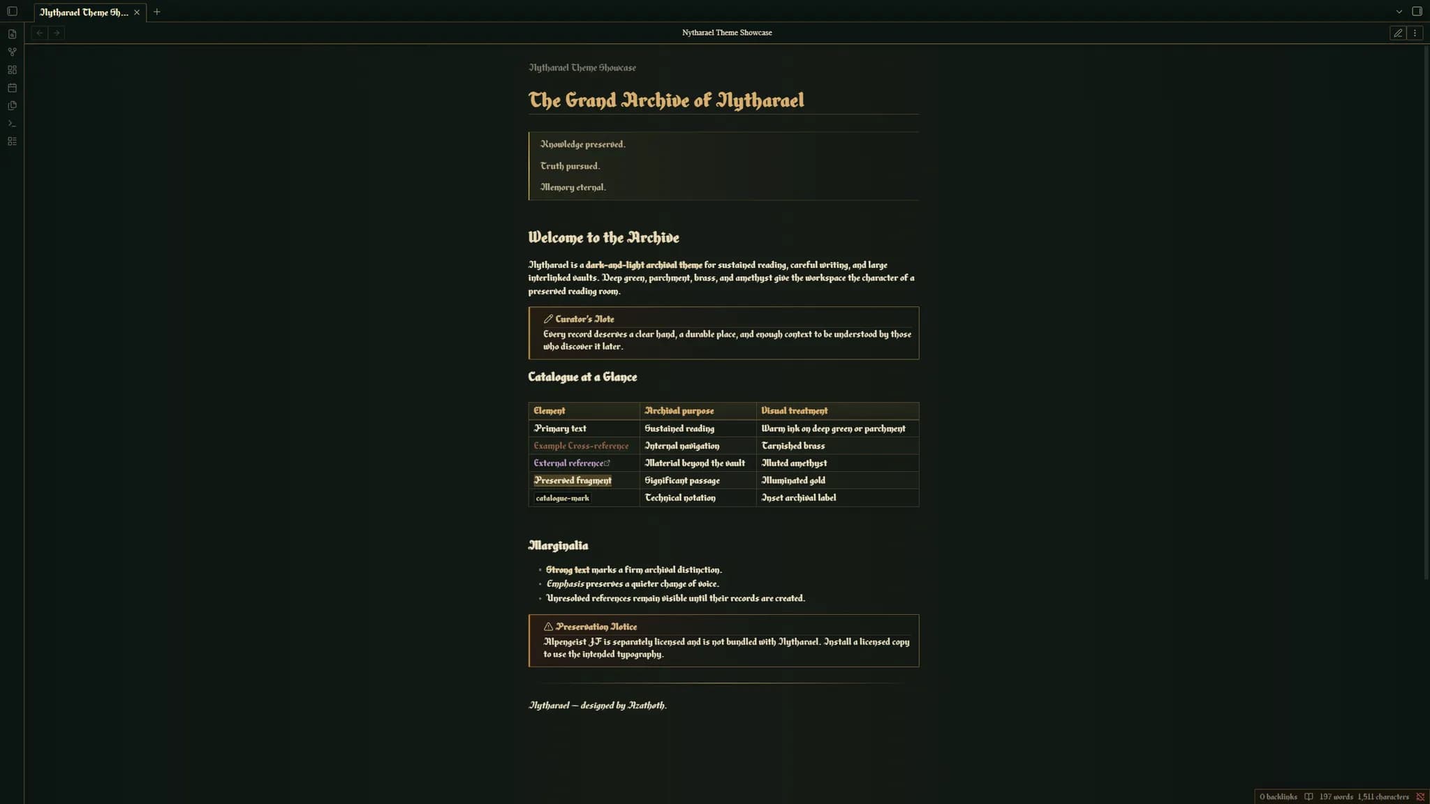 Nytharael screenshot