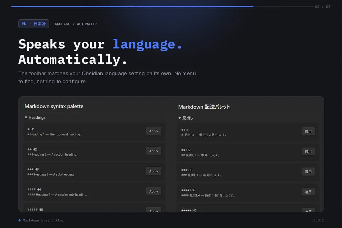 Markdown Easy Editor screenshot