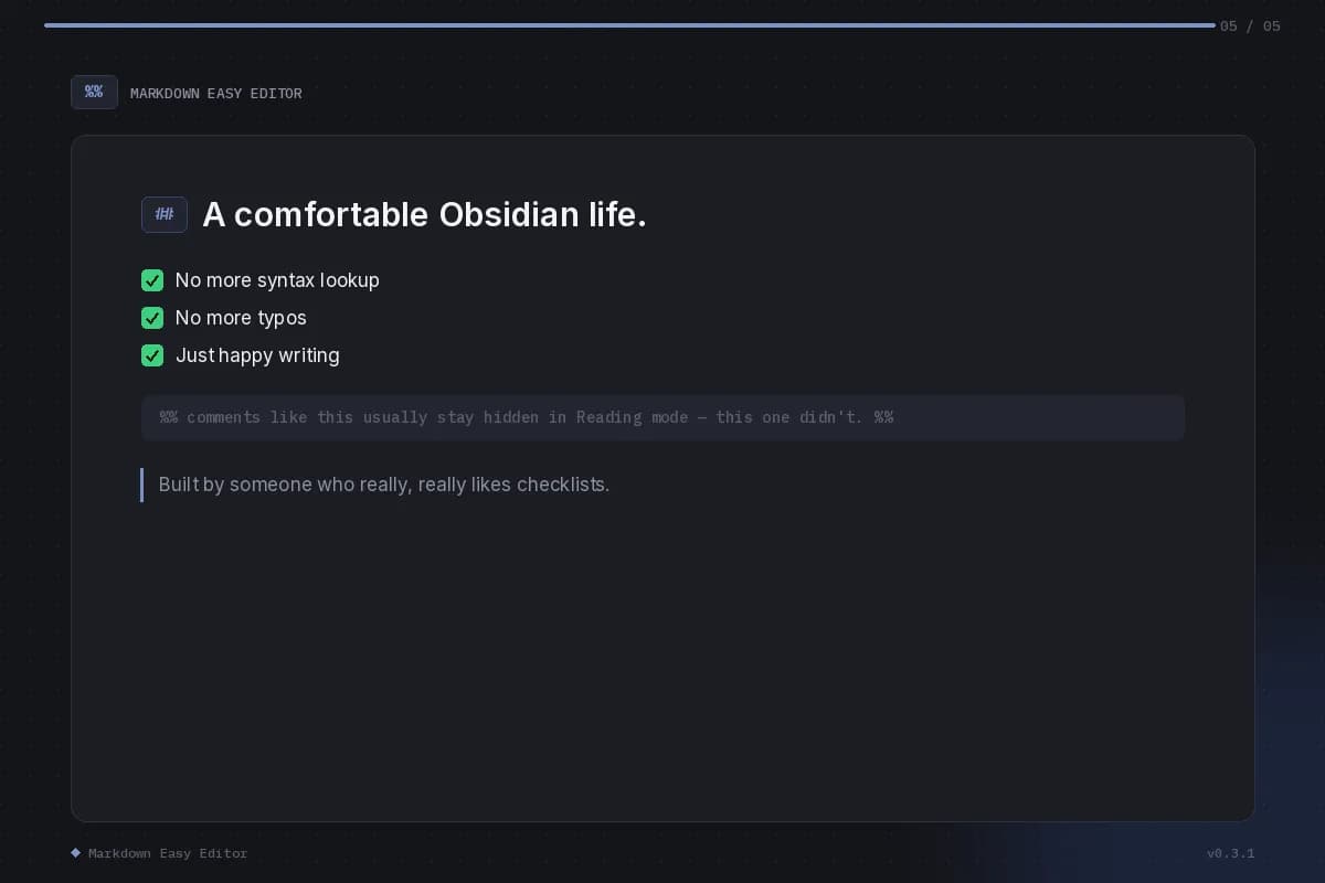 Markdown Easy Editor screenshot