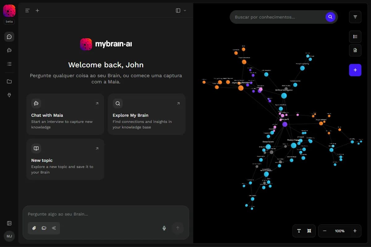 mybrain.ai screenshot