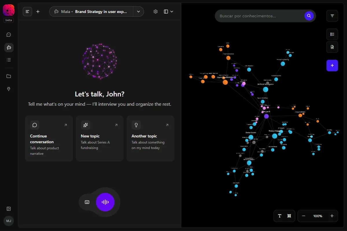 mybrain.ai screenshot