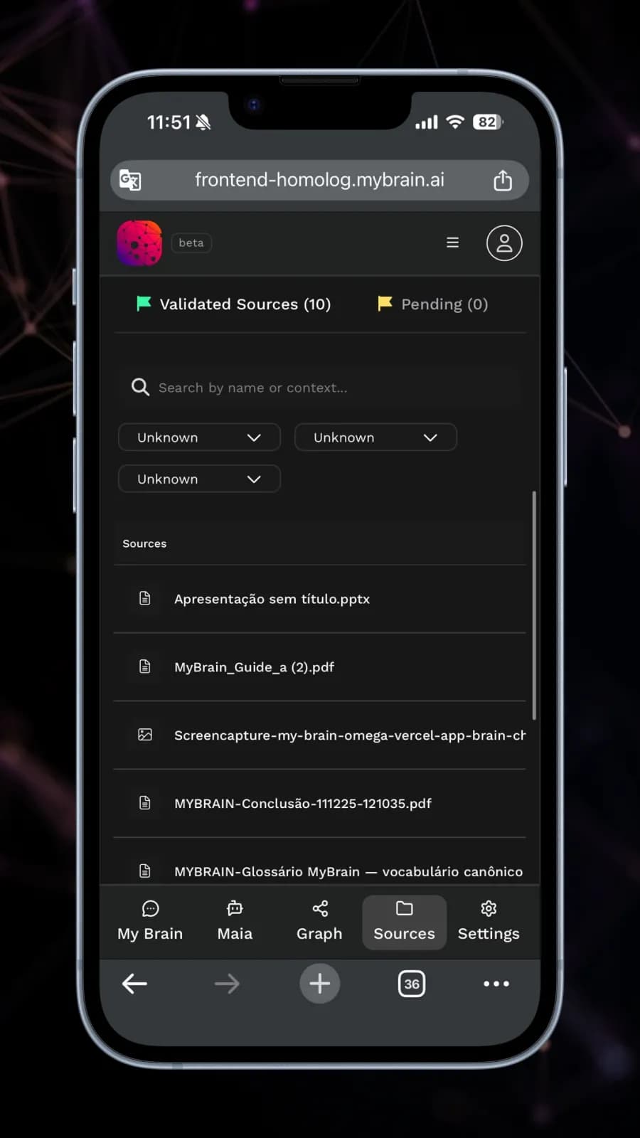 mybrain.ai screenshot