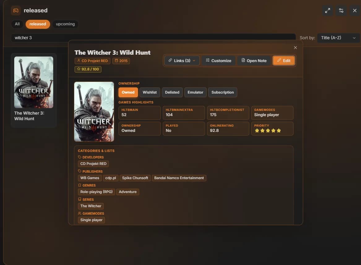 Activity Dashboard screenshot