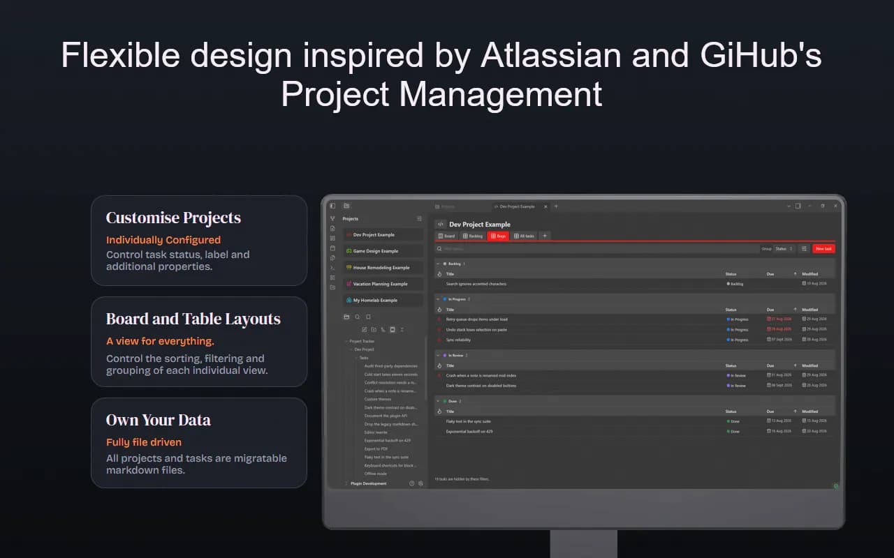 Project Tracker screenshot