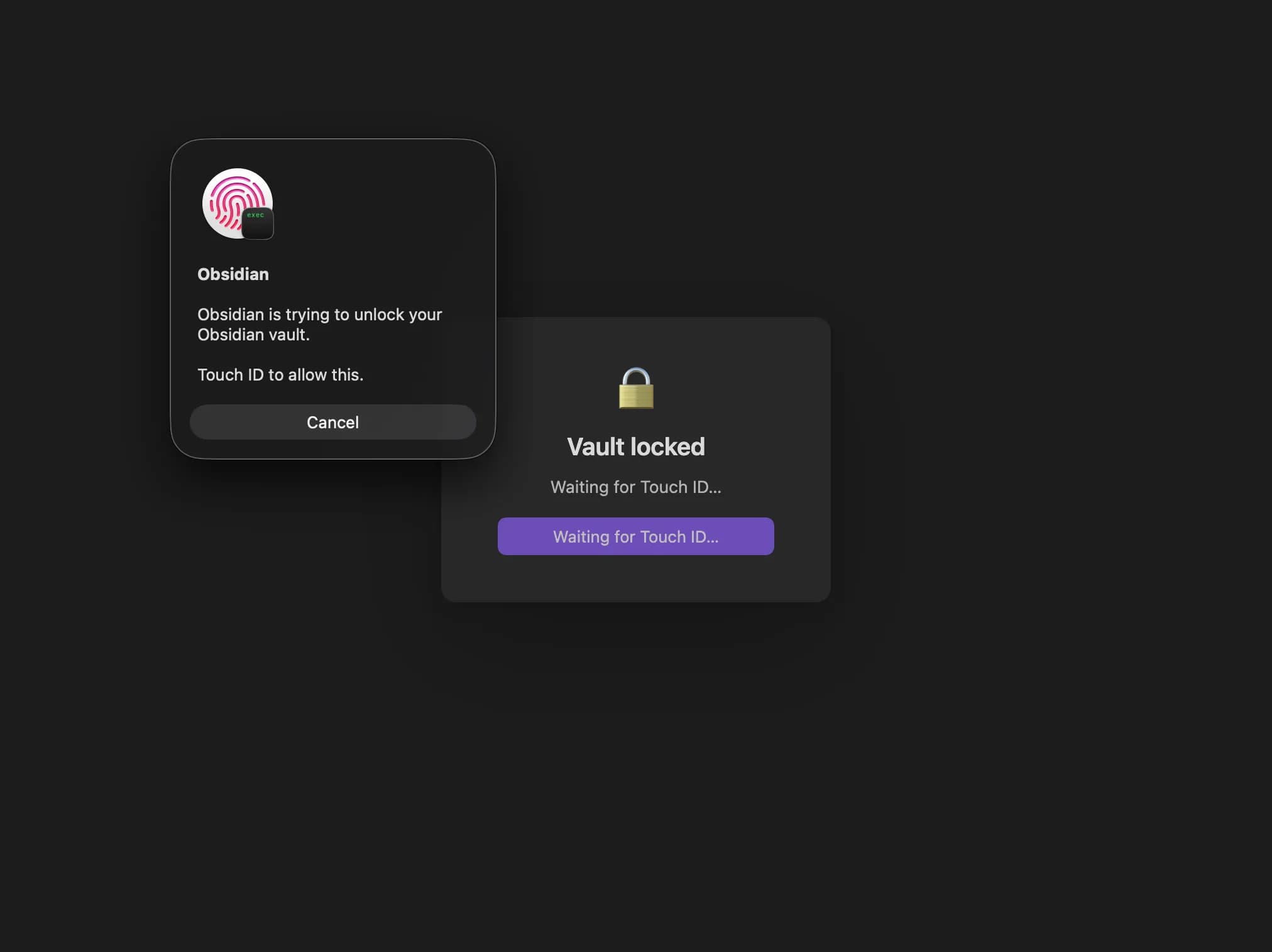 Fingerprint Lock screenshot