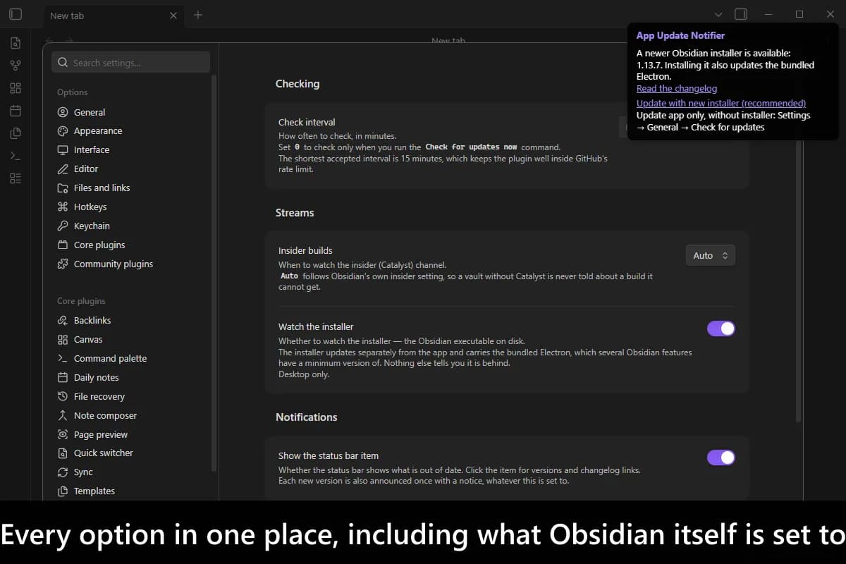 App Update Notifier screenshot