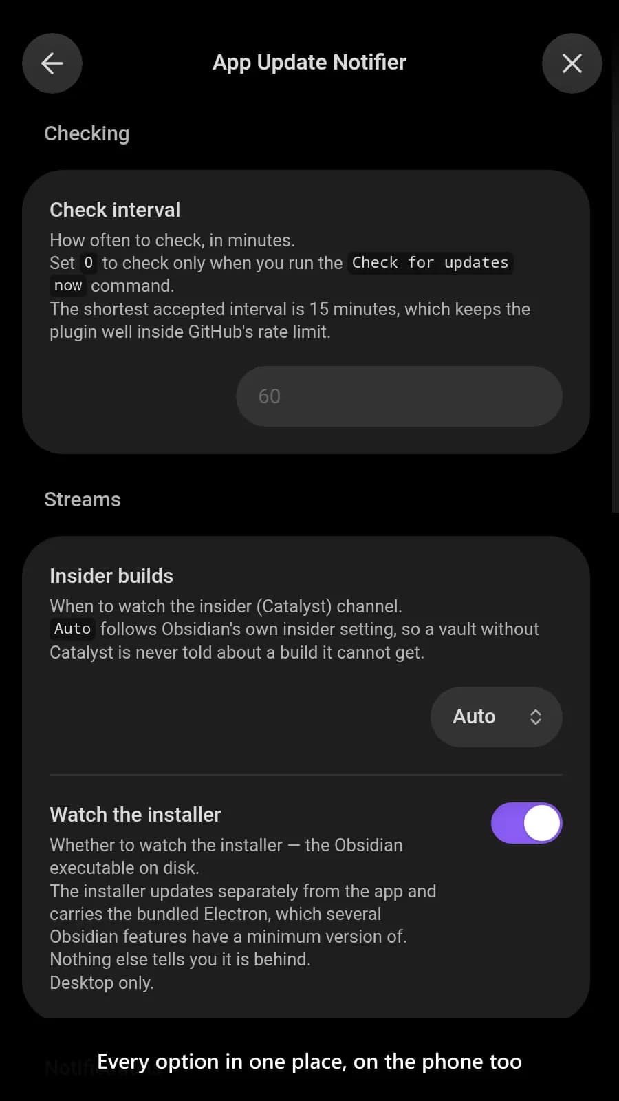 App Update Notifier screenshot