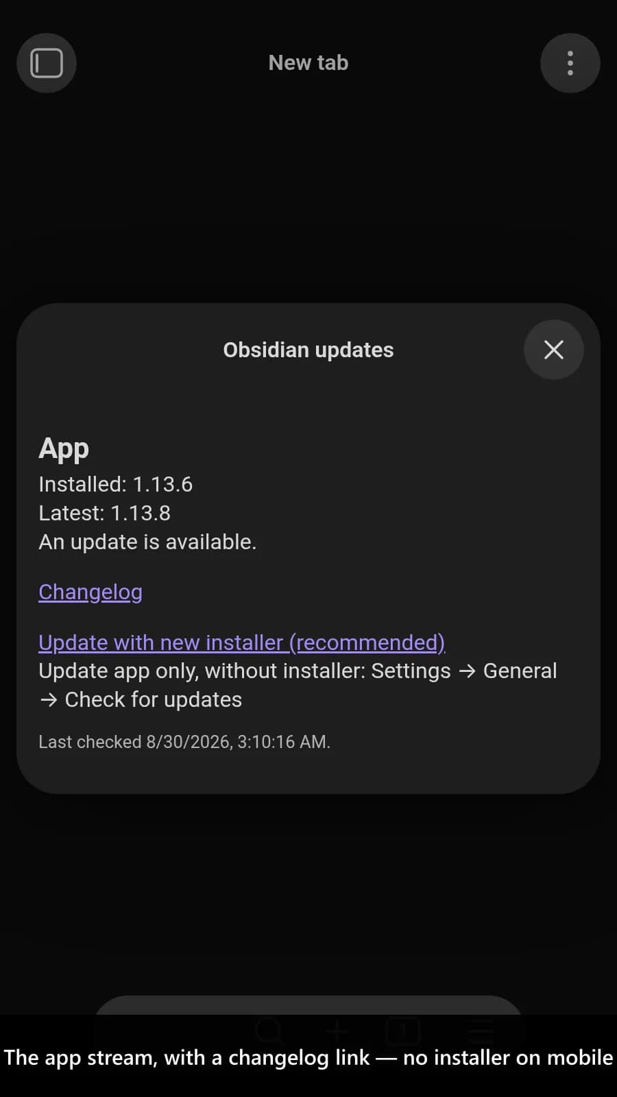 App Update Notifier screenshot