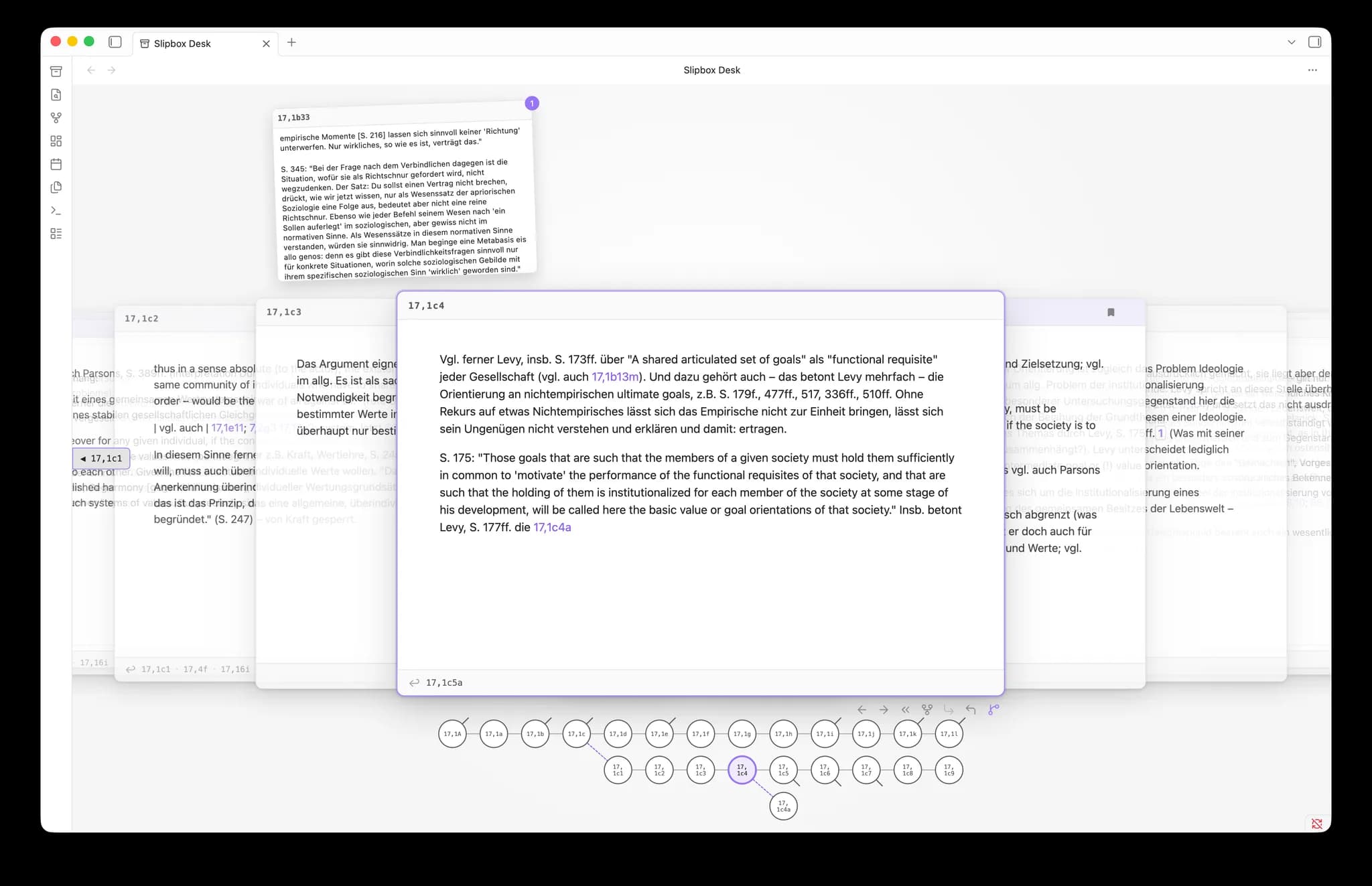 Slipbox Desk screenshot