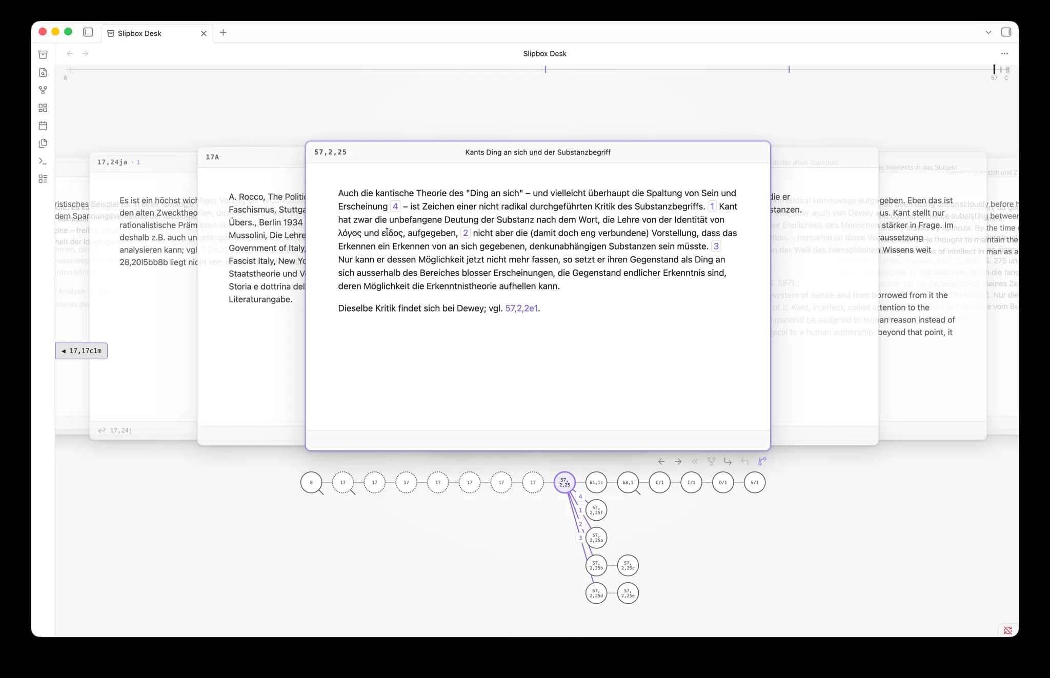 Slipbox Desk screenshot