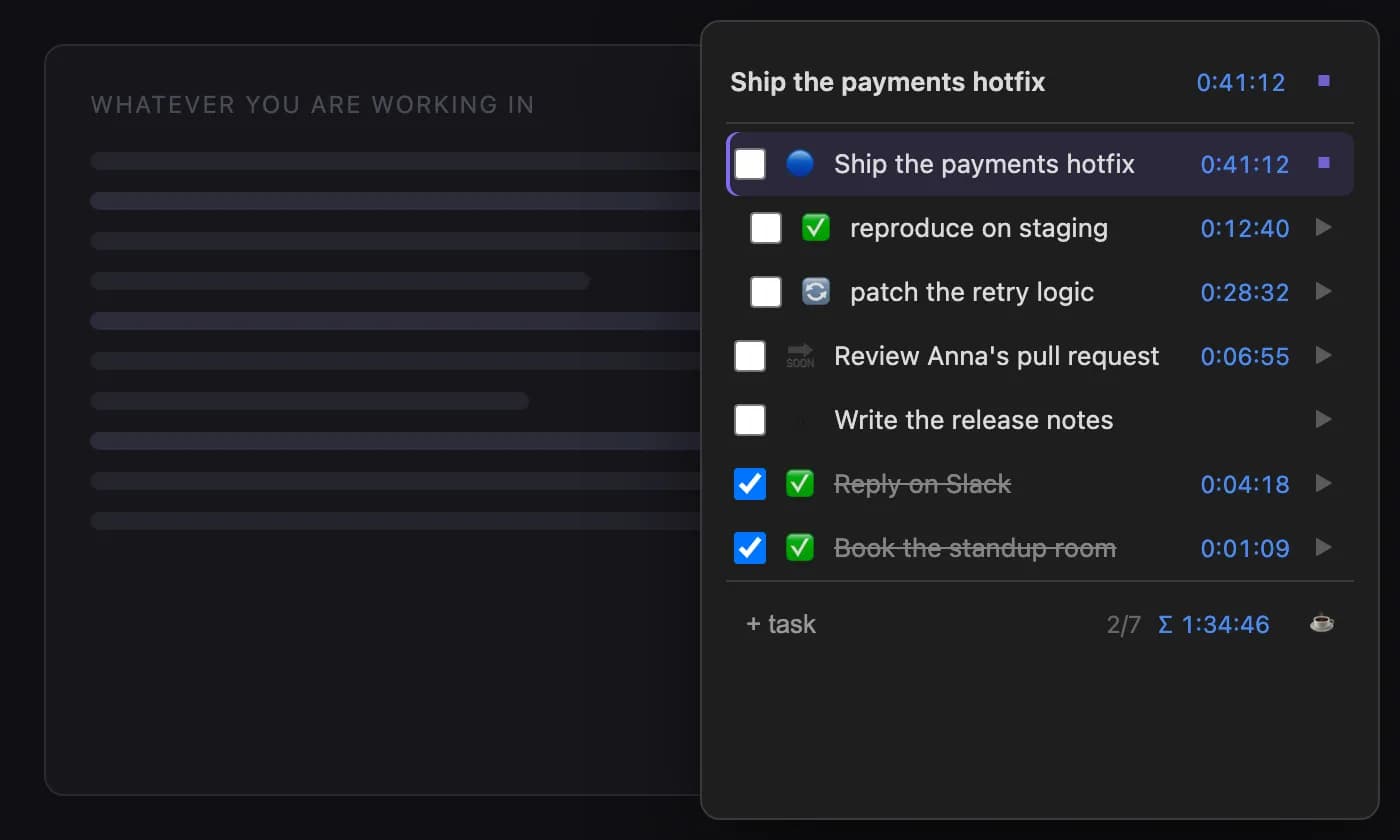 Always-on-Top Tasks screenshot