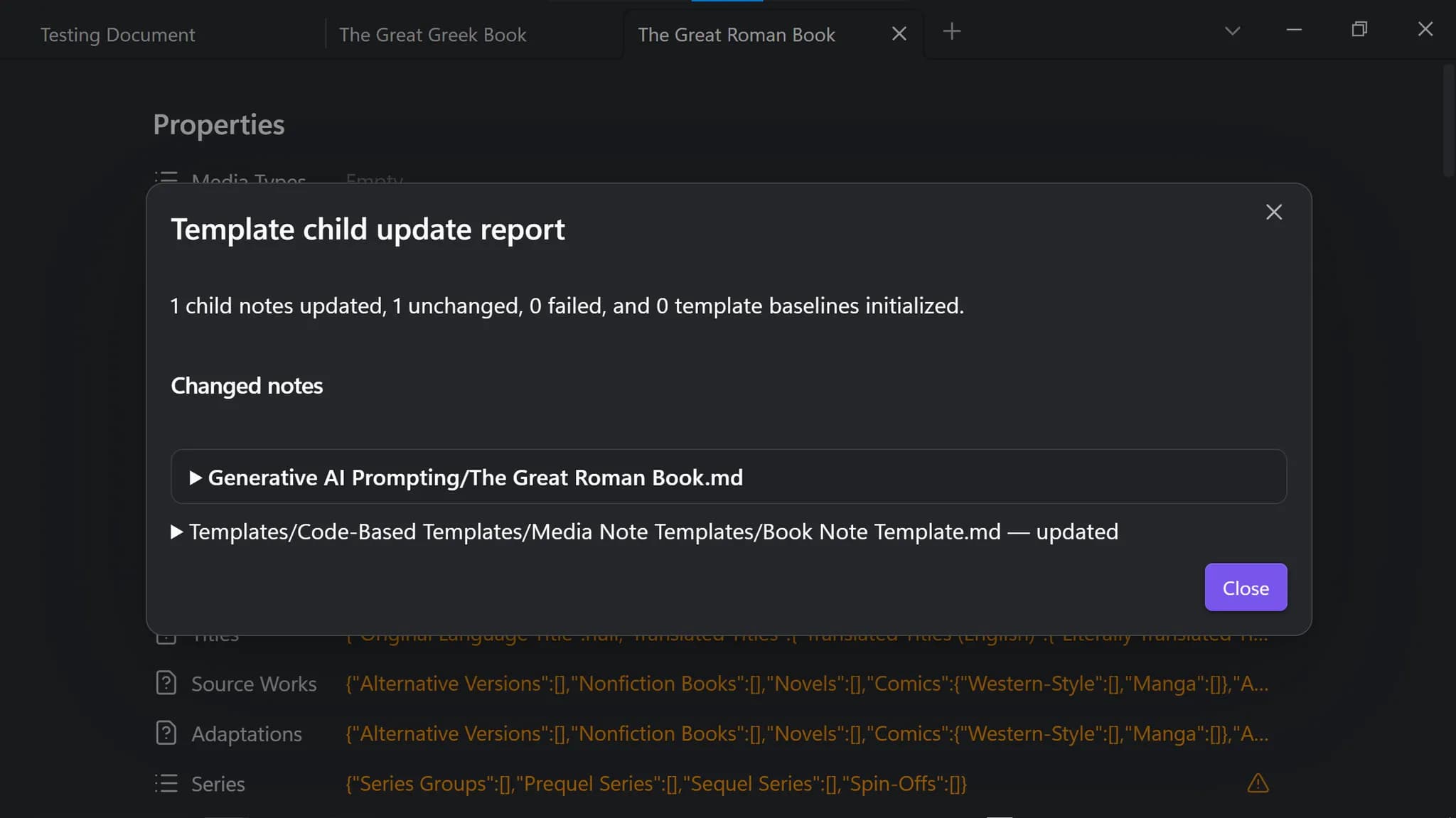 Dynamic Template Children Updater screenshot