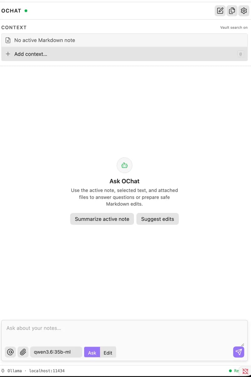 OChat screenshot
