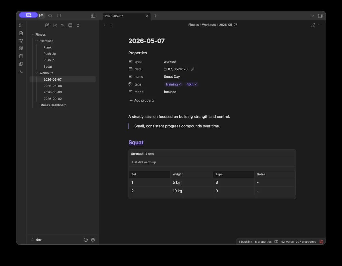 FitKit screenshot