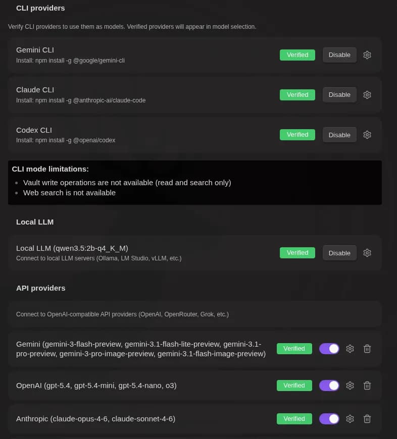 LLM Hub screenshot