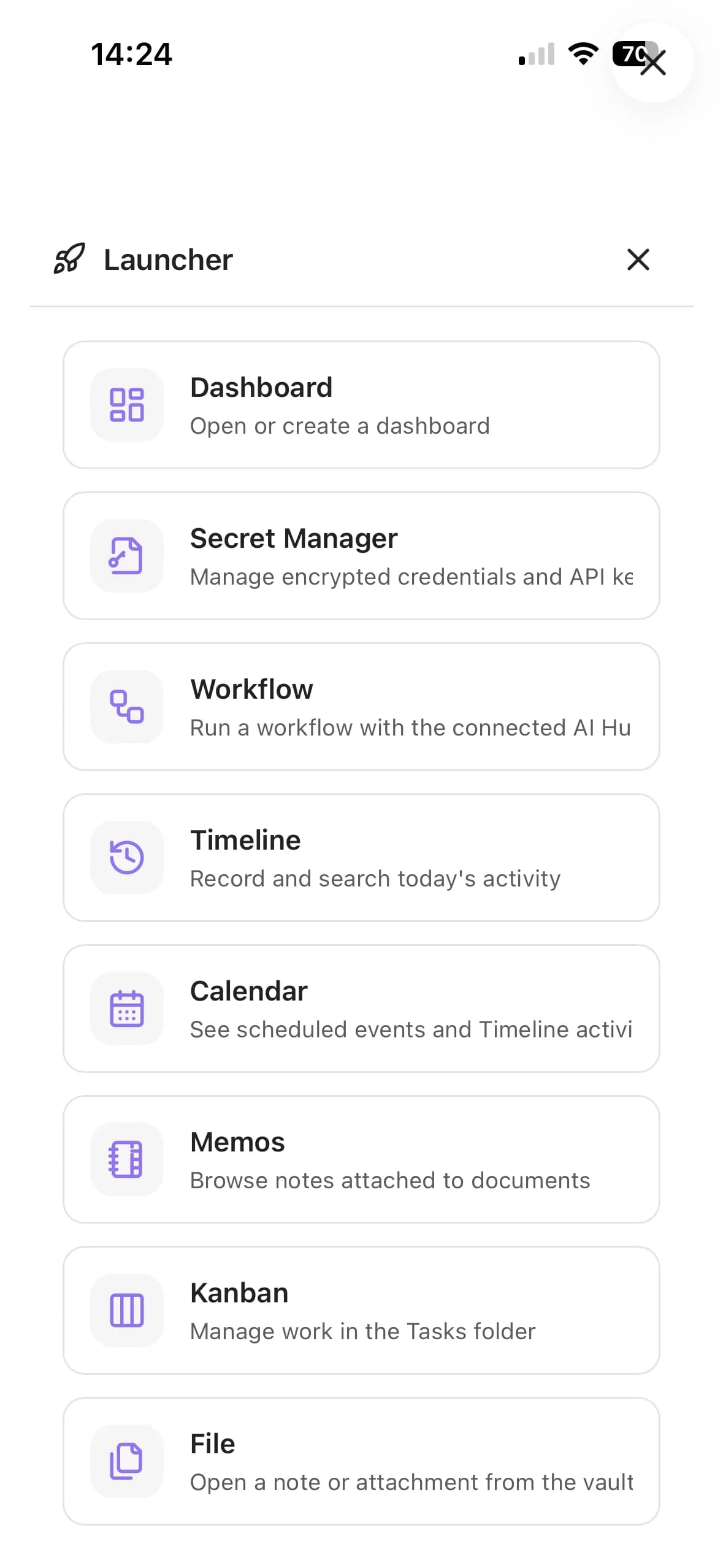 Dashboard Hub screenshot