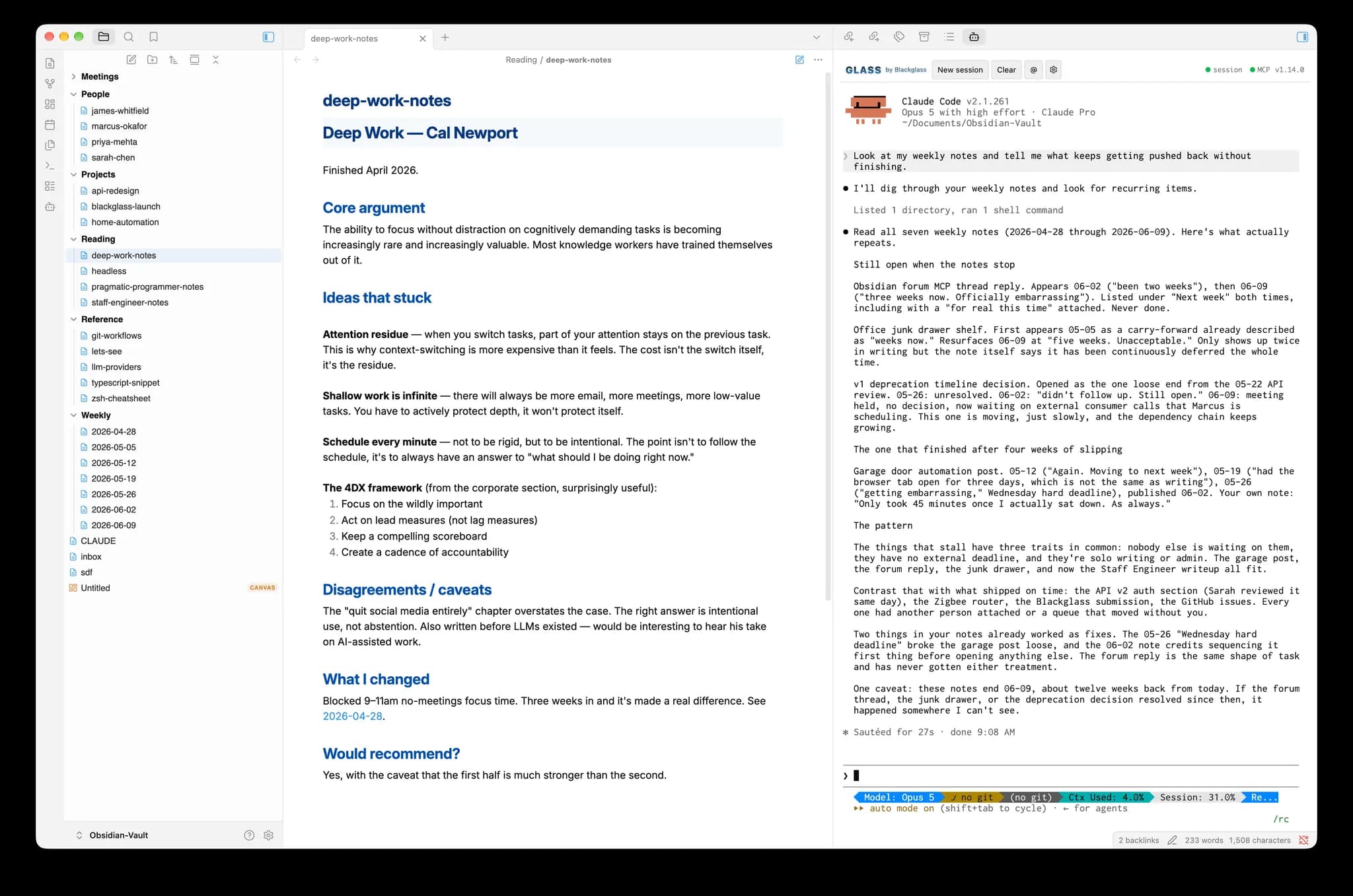 Glass screenshot