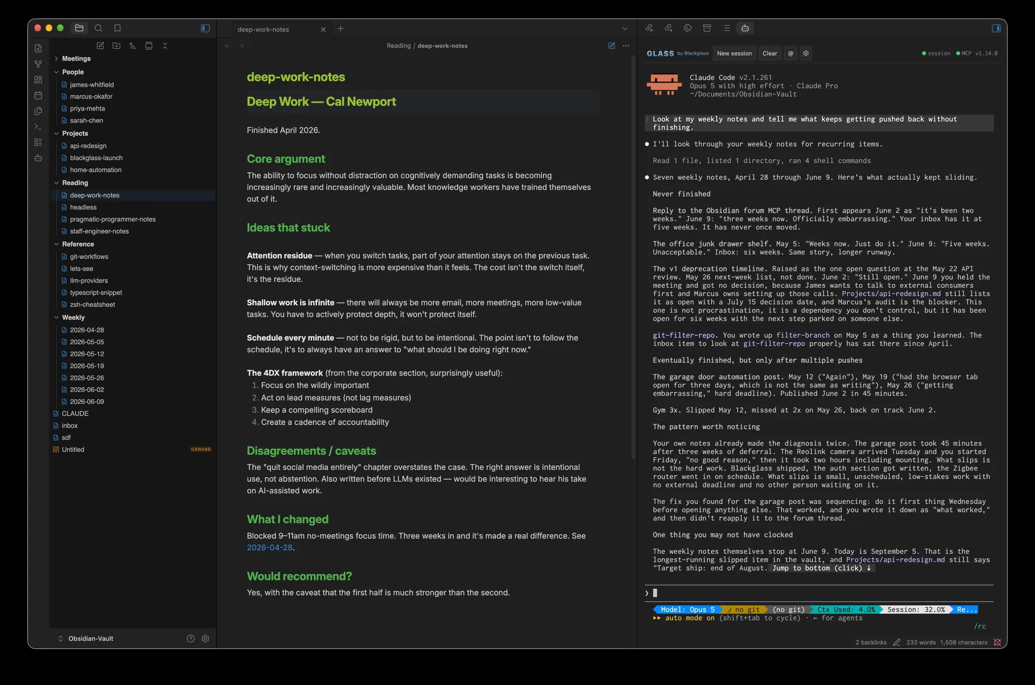 Glass screenshot