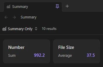 SummaryOnly screenshot