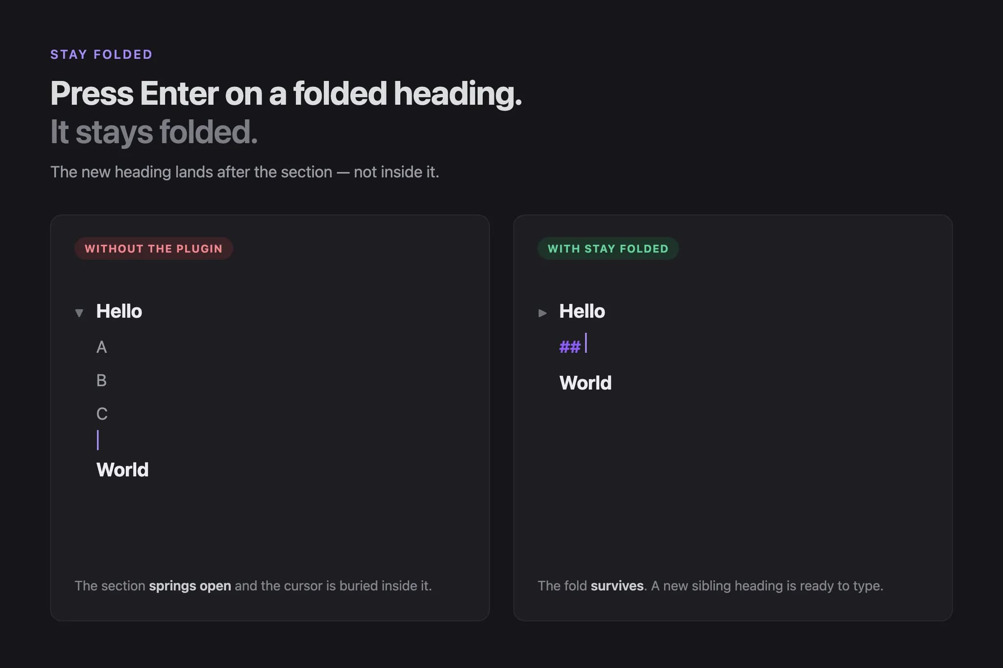 Stay Folded screenshot