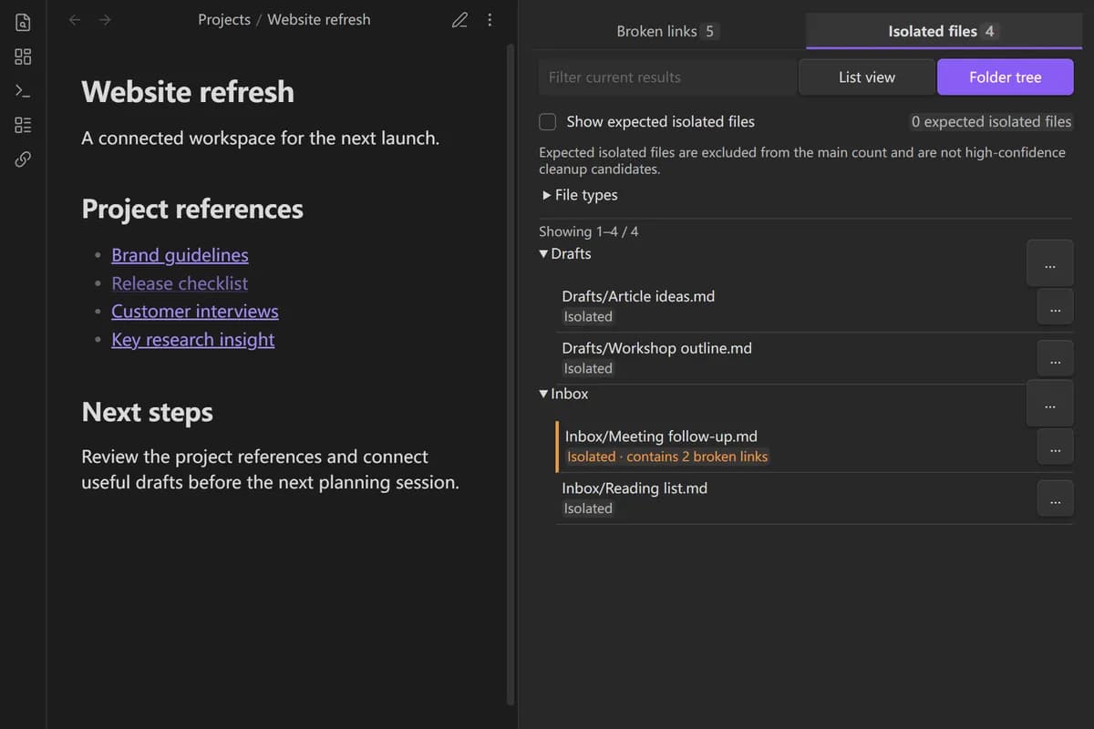 Link Integrity screenshot