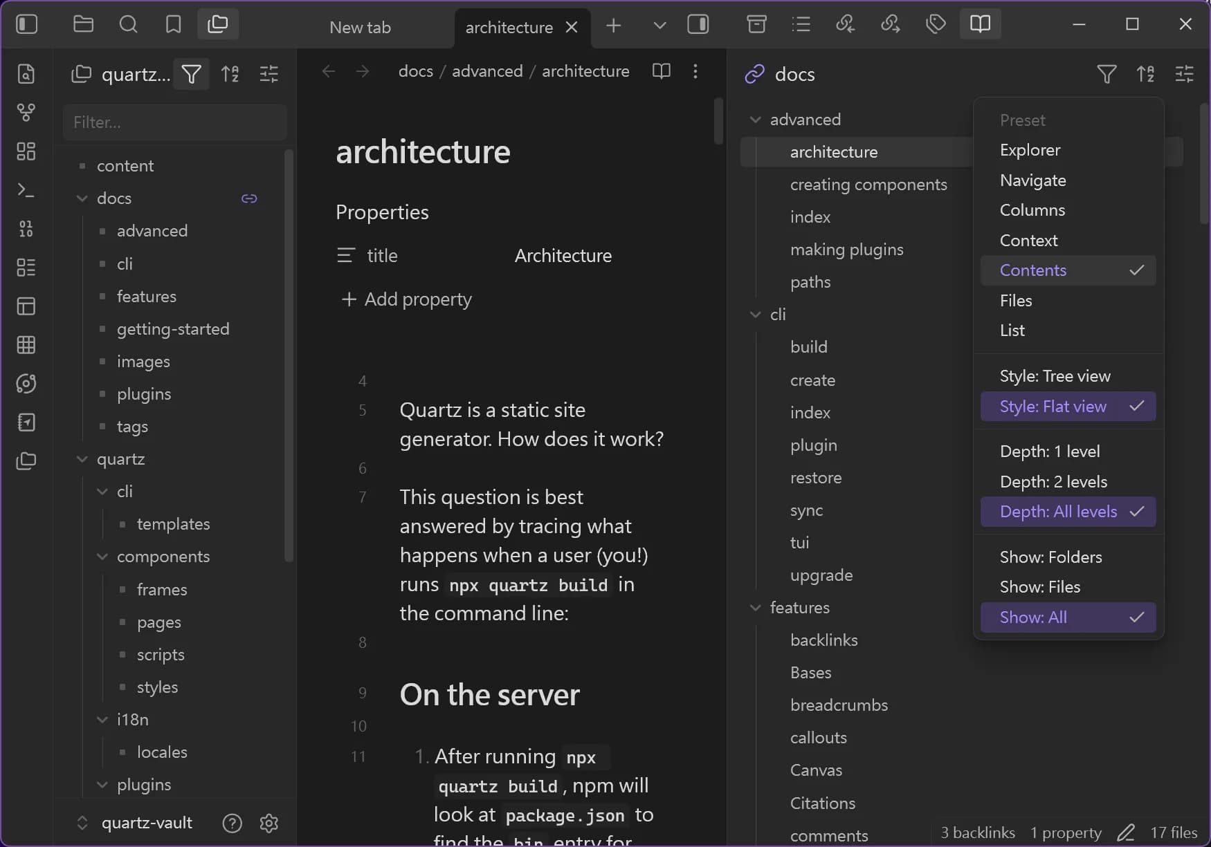 Folder Spaces screenshot