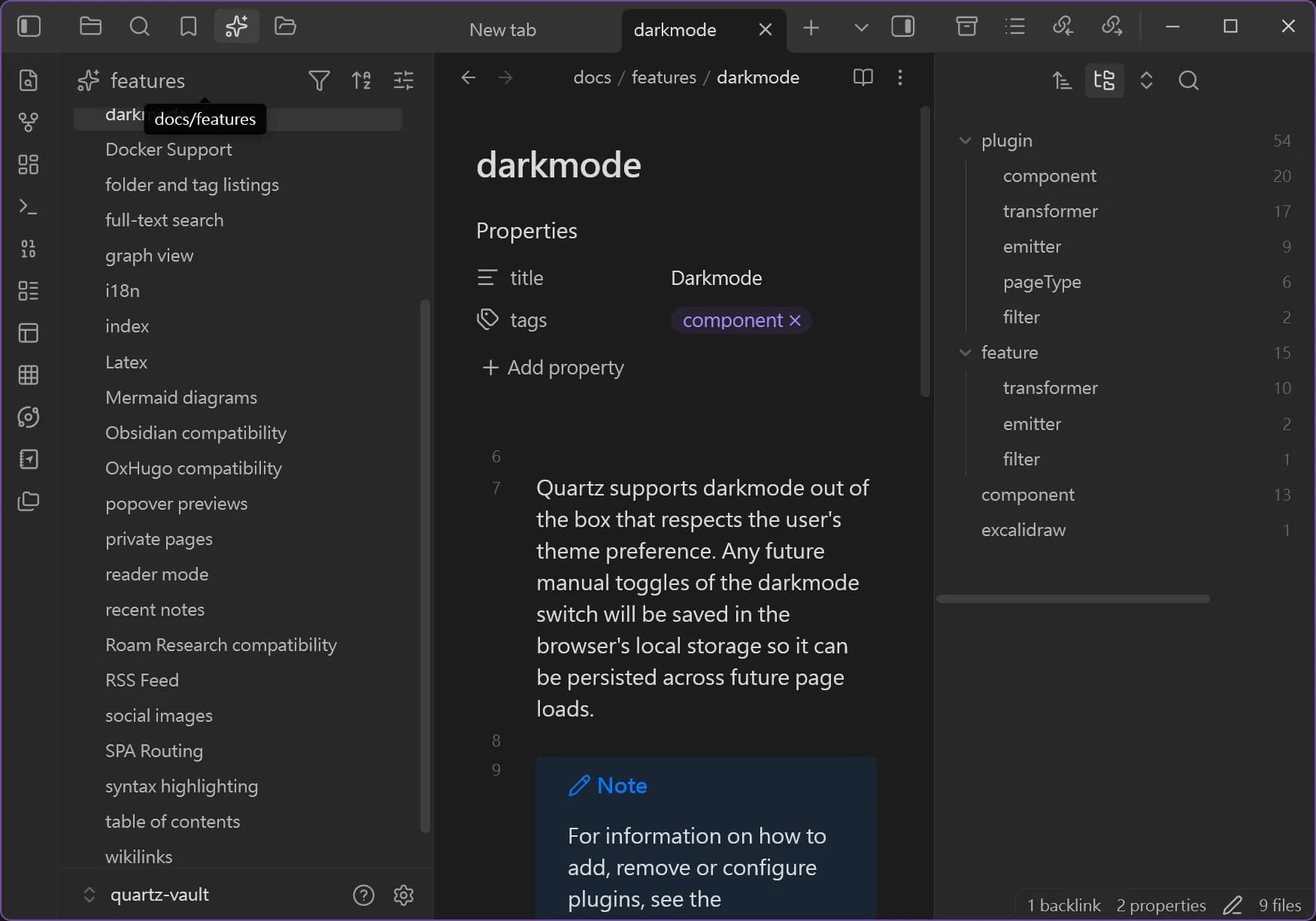Folder Spaces screenshot