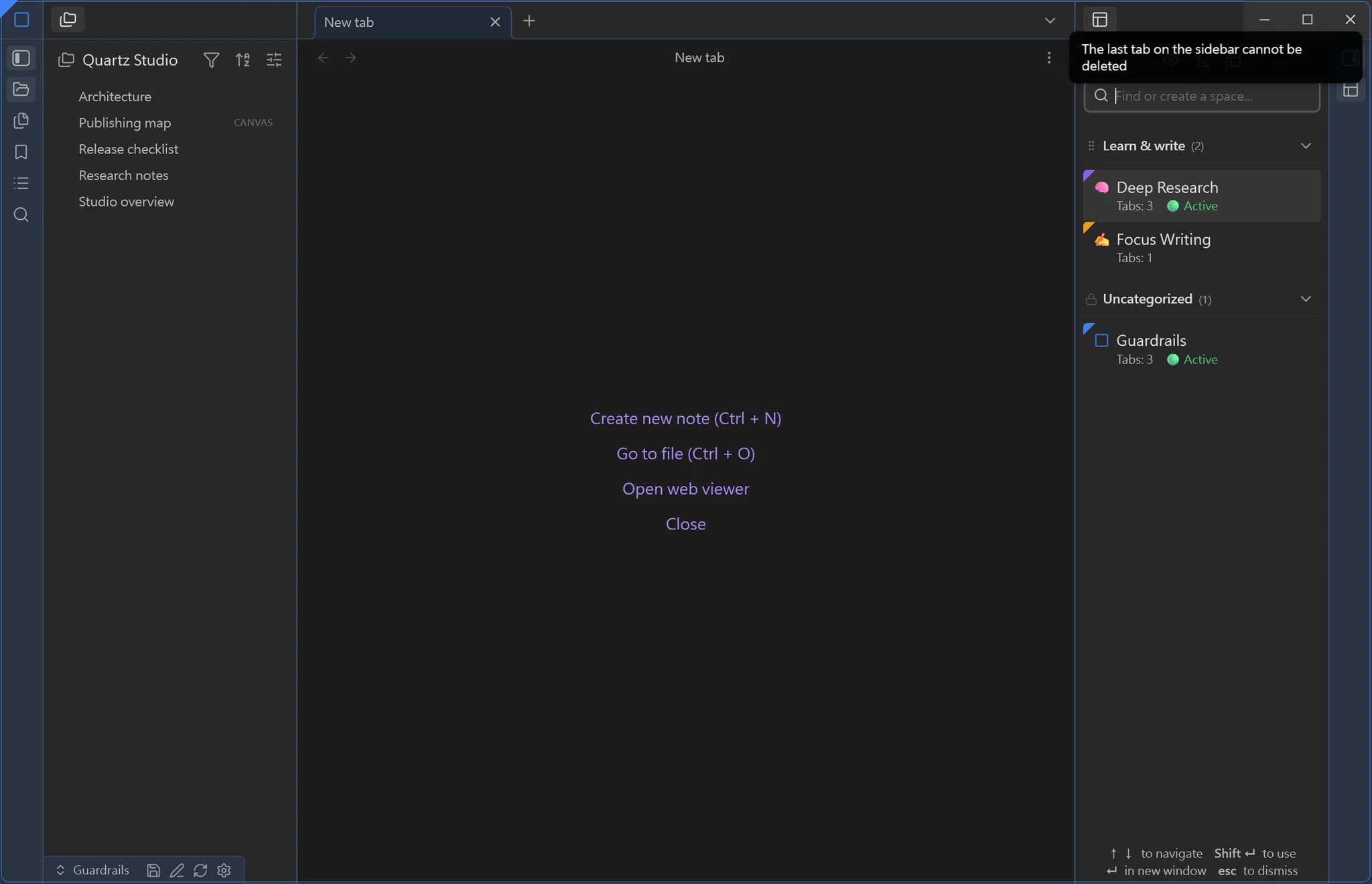 Window Spaces screenshot