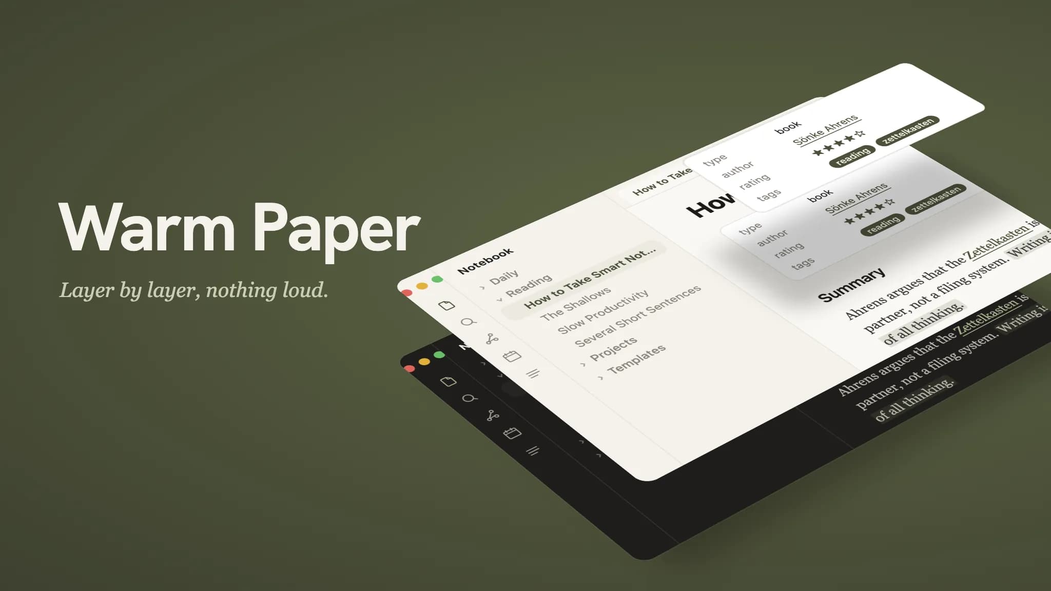 Warm Paper screenshot