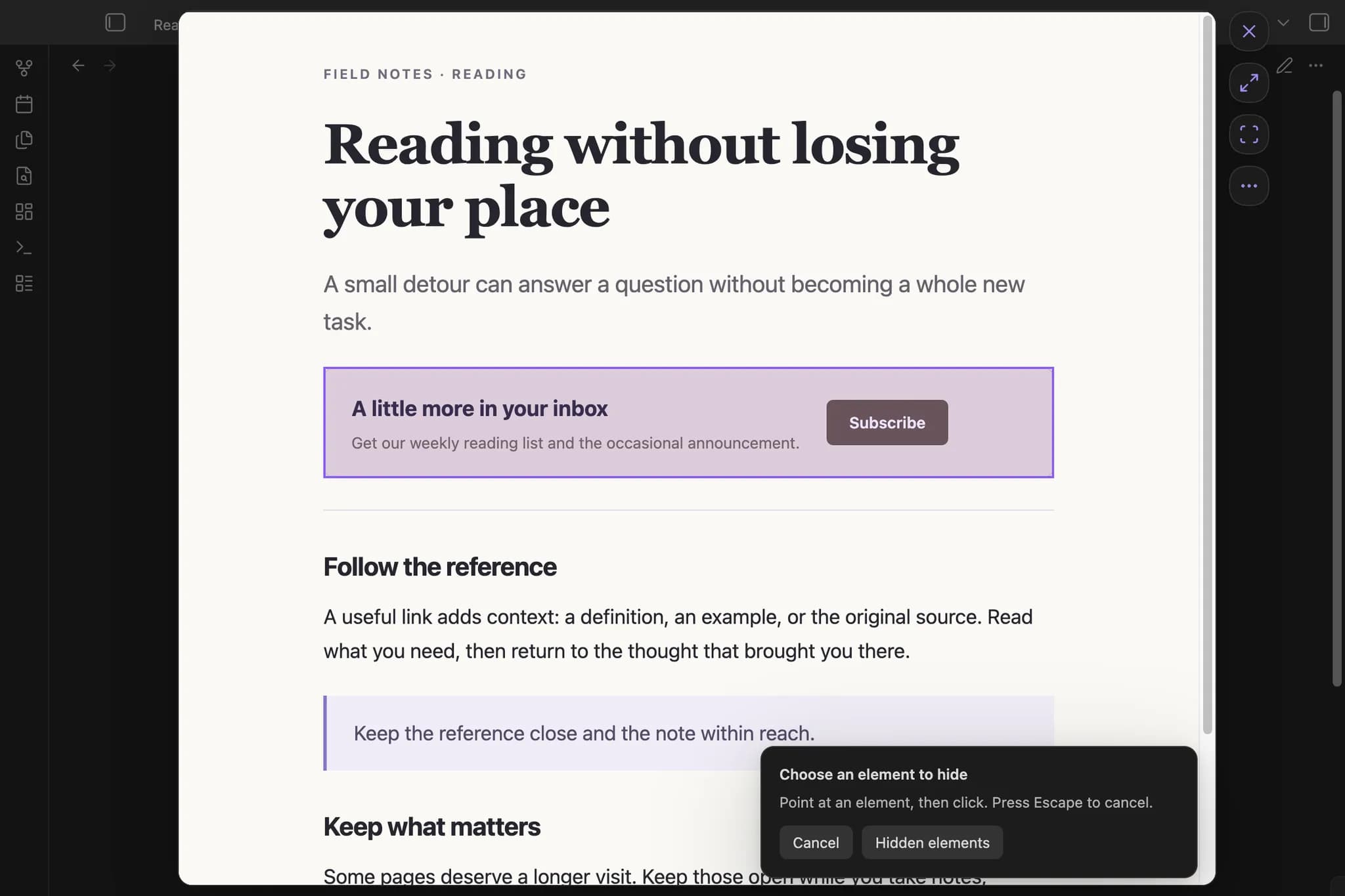 Link Float screenshot