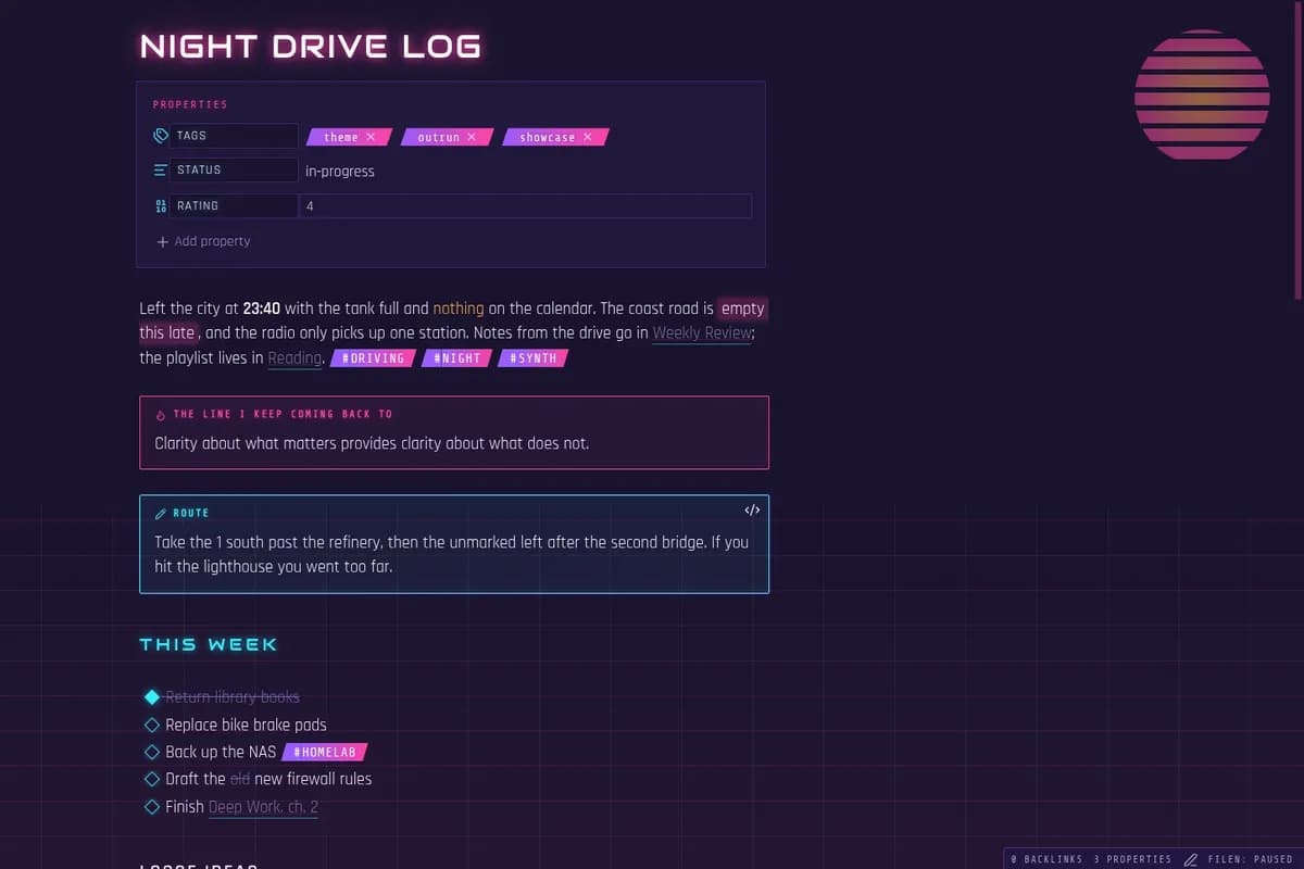 Outrun screenshot